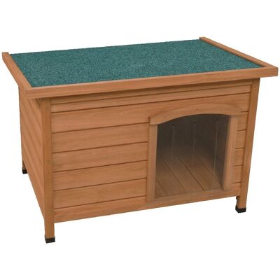 MonsterShop Duży Brązowy Drewniany Kennel dla Psów - Odporna na Warunki Atmosferyczne Schronisko MonsterShop Duży Brązowy Drewniany Kennel dla Psów - Odporna na Warunki Atmosferyczne Schronisko