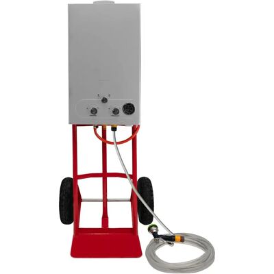 MonsterShop Portable Horse Shower - 18L Silver, 36kW, LPG Gas, Trolley MonsterShop Portable Horse Shower - 18L Silver, 36kW, LPG Gas, Trolley