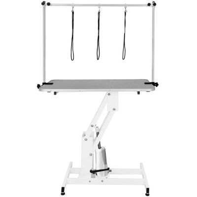 MonsterShop Hydraulinen Koiran Hoito Pöytä - Harmaa - 180kg Kapasiteetti MonsterShop Hydraulinen Koiran Hoito Pöytä - Harmaa - 180kg Kapasiteetti