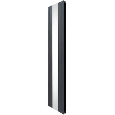 MonsterShop Tasainen peilillinen paneeliradiattori - 1800mm x 425mm - Tumman harmaa MonsterShop Tasainen peilillinen paneeliradiattori - 1800mm x 425mm - Tumman harmaa