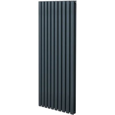 Radiator kolumnowy owalny MonsterShop - 1600mm x 600mm - Szary antracytowy Radiator kolumnowy owalny MonsterShop - 1600mm x 600mm - Szary antracytowy