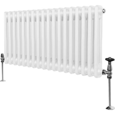 MonsterShop Radiador Tradicional Horizontal 2 Columnas Blanco 300x832mm MonsterShop Radiador Tradicional Horizontal 2 Columnas Blanco 300x832mm