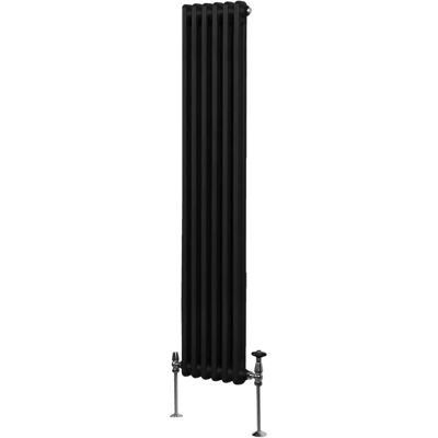 MonsterShop 1800 x 292mm Musta Perinteinen 2 Saranoid Radiator MonsterShop 1800 x 292mm Musta Perinteinen 2 Saranoid Radiator