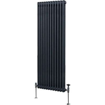 Radiator dwurzędowy MonsterShop w kolorze antracytowym - 1800 x 562mm Radiator dwurzędowy MonsterShop w kolorze antracytowym - 1800 x 562mm