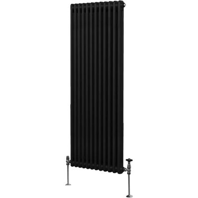 MonsterShop 1800 x 562mm Czarny Tradycyjny 2 Kolumnowy Radiator MonsterShop 1800 x 562mm Czarny Tradycyjny 2 Kolumnowy Radiator