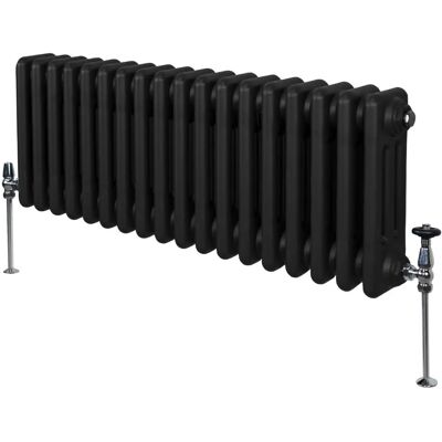 Radiador de 3 columnas negro MonsterShop - 300x832mm Radiador de 3 columnas negro MonsterShop - 300x832mm