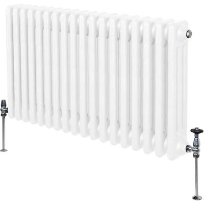 Tradycyjny 3-słupowy grzejnik - 600 x 832 mm - Biały Tradycyjny 3-słupowy grzejnik - 600 x 832 mm - Biały