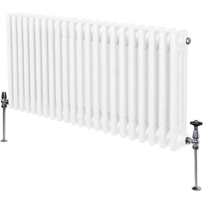 Radiateur à 3 colonnes blanc MonsterShop - 600x1012 mm - Classique Moderne - Publicité Radiateur à 3 colonnes blanc MonsterShop - 600x1012 mm - Classique Moderne - Publicité