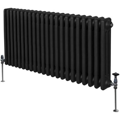 Radiateur traditionnel noir à 3 colonnes - 600 x 1012 mm - Publicité Radiateur traditionnel noir à 3 colonnes - 600 x 1012 mm - Publicité
