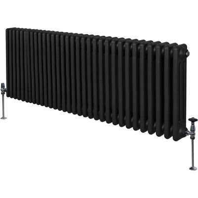 MonsterShop Schwarzer 3-Säulen-Heizkörper - 600 x 1462 mm MonsterShop Schwarzer 3-Säulen-Heizkörper - 600 x 1462 mm