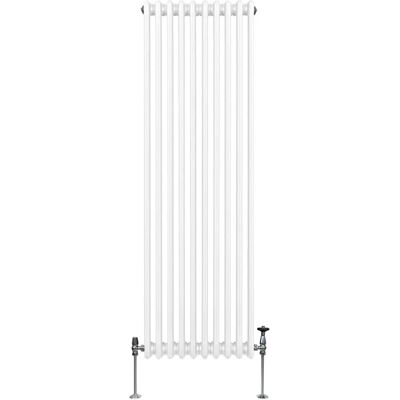 MonsterShop Traditional 3 Column Radiator - 1800 x 472 mm - White MonsterShop Traditional 3 Column Radiator - 1800 x 472 mm - White