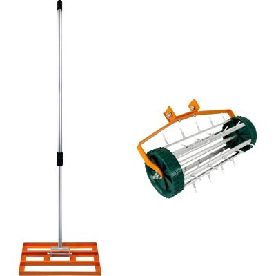 T-Mech 50cm Lawn Leveller & Aerator - Orange T-Mech 50cm Lawn Leveller & Aerator - Orange