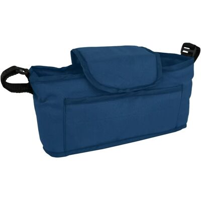 MonsterShop Navy Blue Pet Stroller Caddy - Durable & Stylish MonsterShop Navy Blue Pet Stroller Caddy - Durable & Stylish