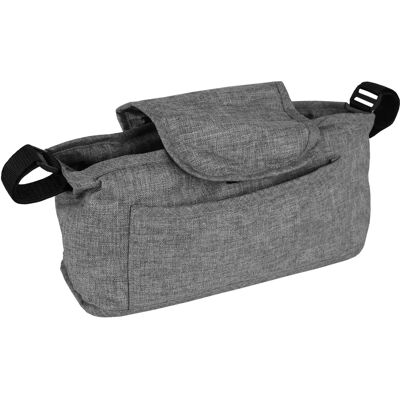 MonsterShop Kudottu harmaa lemmikkikärry Caddy - Lisävaruste MonsterShop Kudottu harmaa lemmikkikärry Caddy - Lisävaruste