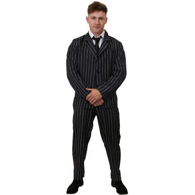 I Love Fancy Dress - Adults Pinstripe Gangster Suit - XL I Love Fancy Dress - Adults Pinstripe Gangster Suit - XL