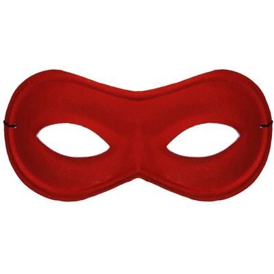 I Love Fancy Dress - Superhero Mask - Red - Elastic - Mask I Love Fancy Dress - Superhero Mask - Red - Elastic - Mask