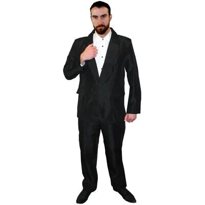 I Love Fancy Dress Adults Black Suit Costume - Small I Love Fancy Dress Adults Black Suit Costume - Small