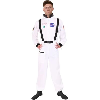 I Love Fancy Dress - Astronaut Costume - White - Small - Costume I Love Fancy Dress - Astronaut Costume - White - Small - Costume