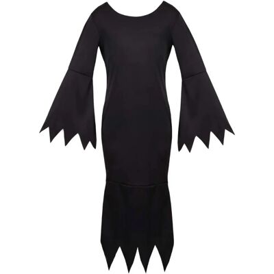 Unknown - Morticia Addams Child Gothic - Black - Dress Unknown - Morticia Addams Child Gothic - Black - Dress
