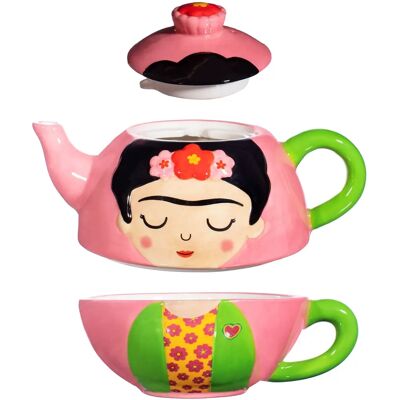 Sass & Belle Frida Kitchenware Tea Pot For One - Kitchenware Sass & Belle Frida Kitchenware Tea Pot For One - Kitchenware