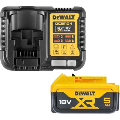 Batteria DeWalt DCB184 18V 5Ah Li-Ion - Compatibile con strumenti XR Batteria DeWalt DCB184 18V 5Ah Li-Ion - Compatibile con strumenti XR