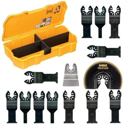 DEWALT - 14 Piece - Multi Tool Blade Set - Tool Accessory Set DEWALT - 14 Piece - Multi Tool Blade Set - Tool Accessory Set