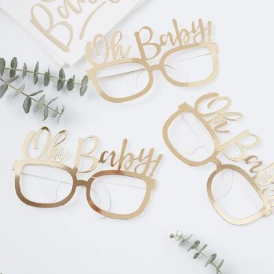 Ginger Ray Oh Baby Zabawnye Okulary - Imprezowe akcesoria Ginger Ray Oh Baby Zabawnye Okulary - Imprezowe akcesoria