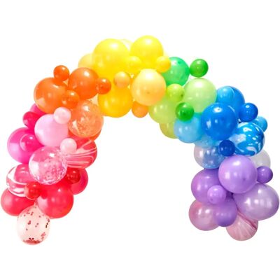 Ginger Ray Regenbogen DIY Ballonbogen-Kit Party Dekorationen - 85 Stück Ginger Ray Regenbogen DIY Ballonbogen-Kit Party Dekorationen - 85 Stück