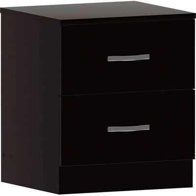 VIDA DESIGNS Riano Table de Nuit - 2 Tiroirs - Mobilier moderne pour chambre VIDA DESIGNS Riano Table de Nuit - 2 Tiroirs - Mobilier moderne pour chambre