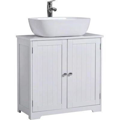 Bath Vida Priano Armoire de Salle de Bain - 60x60x30cm, Blanc, Autoportant - Publicité Bath Vida Priano Armoire de Salle de Bain - 60x60x30cm, Blanc, Autoportant - Publicité