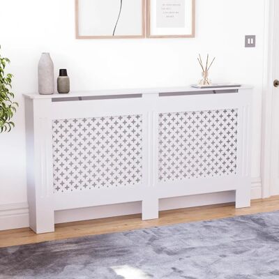 Vida Designs - Oxford - Blanc - Boîtier radiateur - Publicité Vida Designs - Oxford - Blanc - Boîtier radiateur - Publicité