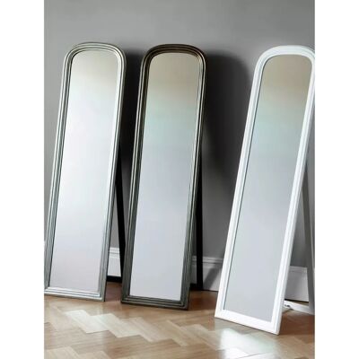Gallery Direct Beck Cheval Mirror - Brushed Brass Gallery Direct Beck Cheval Mirror - Brushed Brass
