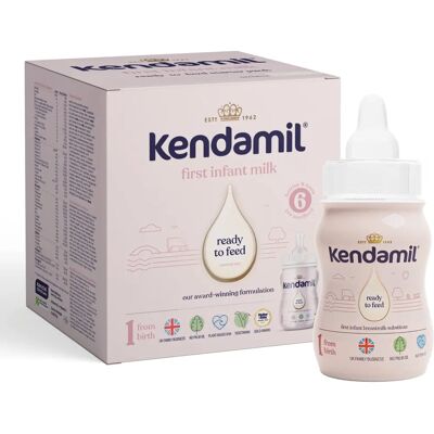 Kendamil Classic Stage 1 Ready To Drink Infant Pack - Infant Milk Kendamil Classic Stage 1 Ready To Drink Infant Pack - Infant Milk