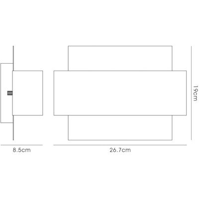 Inspired Lighting - Damo - Satin Nickel - Wall Light Inspired Lighting - Damo - Satin Nickel - Wall Light