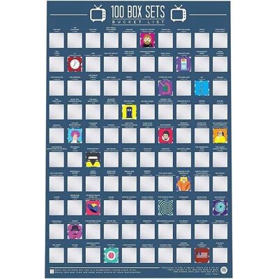 Gift Republic 100 Box Sets Scratch Off Bucket List Poster - Unisex Gift Republic 100 Box Sets Scratch Off Bucket List Poster - Unisex