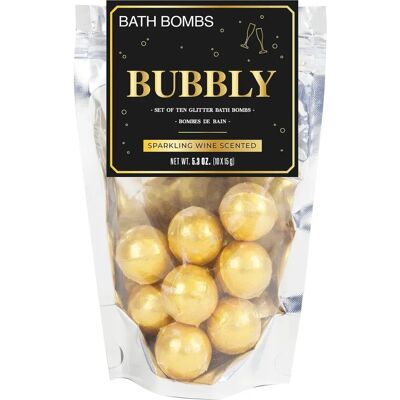 Gift Republic Pack of 10 Prosecco fragrance bath bombs Gift Republic Pack of 10 Prosecco fragrance bath bombs