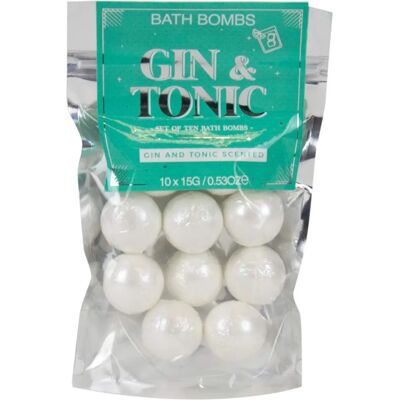 Coffret de Bombes de Bain Gin & Tonic Gift Republic (10 pièces) - Publicité Coffret de Bombes de Bain Gin & Tonic Gift Republic (10 pièces) - Publicité