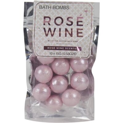Gift Republic - Rose Wine Bath Bomb - Rose - Bath Bombs Gift Republic - Rose Wine Bath Bomb - Rose - Bath Bombs