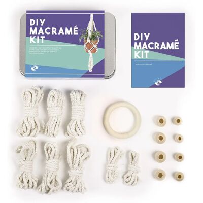 Gift Republic Wooden Ring Macrame Kit - DIY Plant Hanger for Beginners Gift Republic Wooden Ring Macrame Kit - DIY Plant Hanger for Beginners