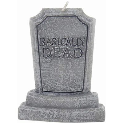Gift Republic Basically Dead Tombstone Cake Candle - Candle Gift Republic Basically Dead Tombstone Cake Candle - Candle