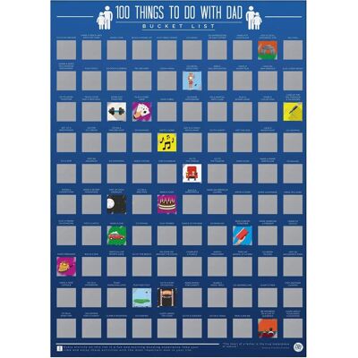 Gift Republic 100 Things To Do with Dad - Poster Gift Republic 100 Things To Do with Dad - Poster