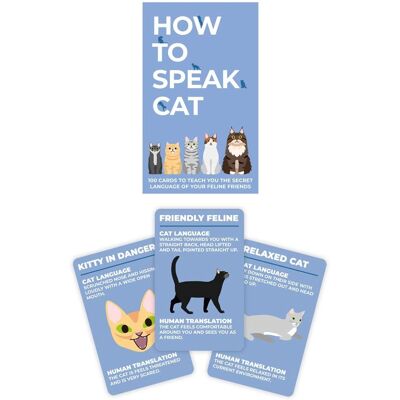 Gift Republic How to Speak Cat Behaviour With The Human Translation Card Game Gift Republic How to Speak Cat Behaviour With The Human Translation Card Game