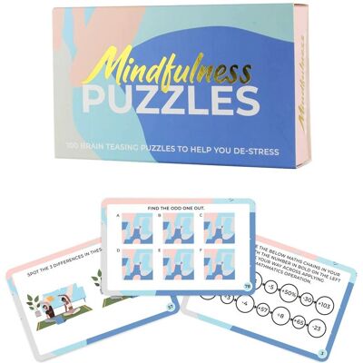 Gift Republic Cartes de Puzzles de Pleine Conscience - Puzzle Cards Gift Republic Cartes de Puzzles de Pleine Conscience - Puzzle Cards
