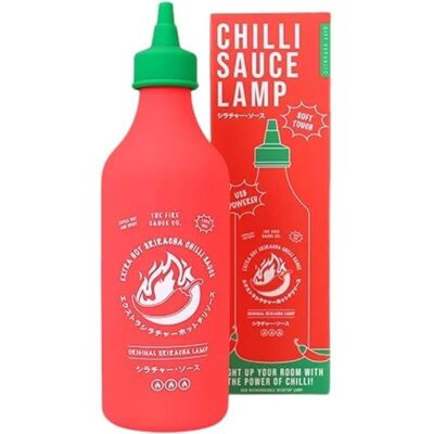Gift Republic Chilli Sauce Soft Touch Lampe - Éclairage - Publicité Gift Republic Chilli Sauce Soft Touch Lampe - Éclairage - Publicité