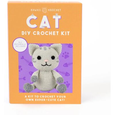 Gift Republic DIY Cat Crochet Kit - Craft Kit Gift Republic DIY Cat Crochet Kit - Craft Kit