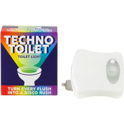 Lumière pour WC de Gift Republic - Toilet Light, Multicolore, Capteur de mouvement, Fonctionne sur piles - Publicité Lumière pour WC de Gift Republic - Toilet Light, Multicolore, Capteur de mouvement, Fonctionne sur piles - Publicité