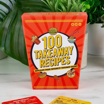 Gift Republic High Quality 100 Takeaway Recipes Cards - Game Gift Republic High Quality 100 Takeaway Recipes Cards - Game