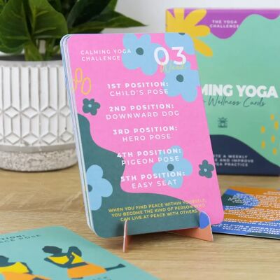 Gift Republic Gröna Veckovisa Välmåendekort - Yoga Gift Republic Gröna Veckovisa Välmåendekort - Yoga