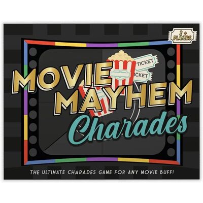 Gift Republic Movie Mayhem Charades - Card Game for 3+ Players Gift Republic Movie Mayhem Charades - Card Game for 3+ Players