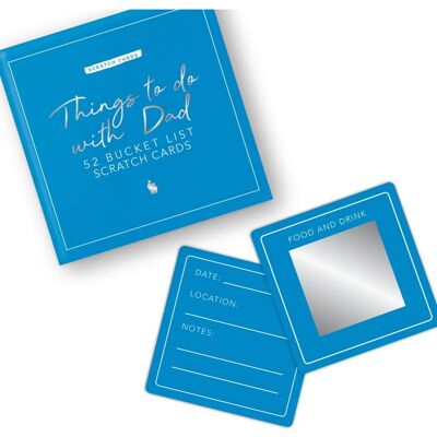 Gift Republic Dad Scratch Cards - Blue - 11.7x11.7x4cm - Cardboard Gift Republic Dad Scratch Cards - Blue - 11.7x11.7x4cm - Cardboard